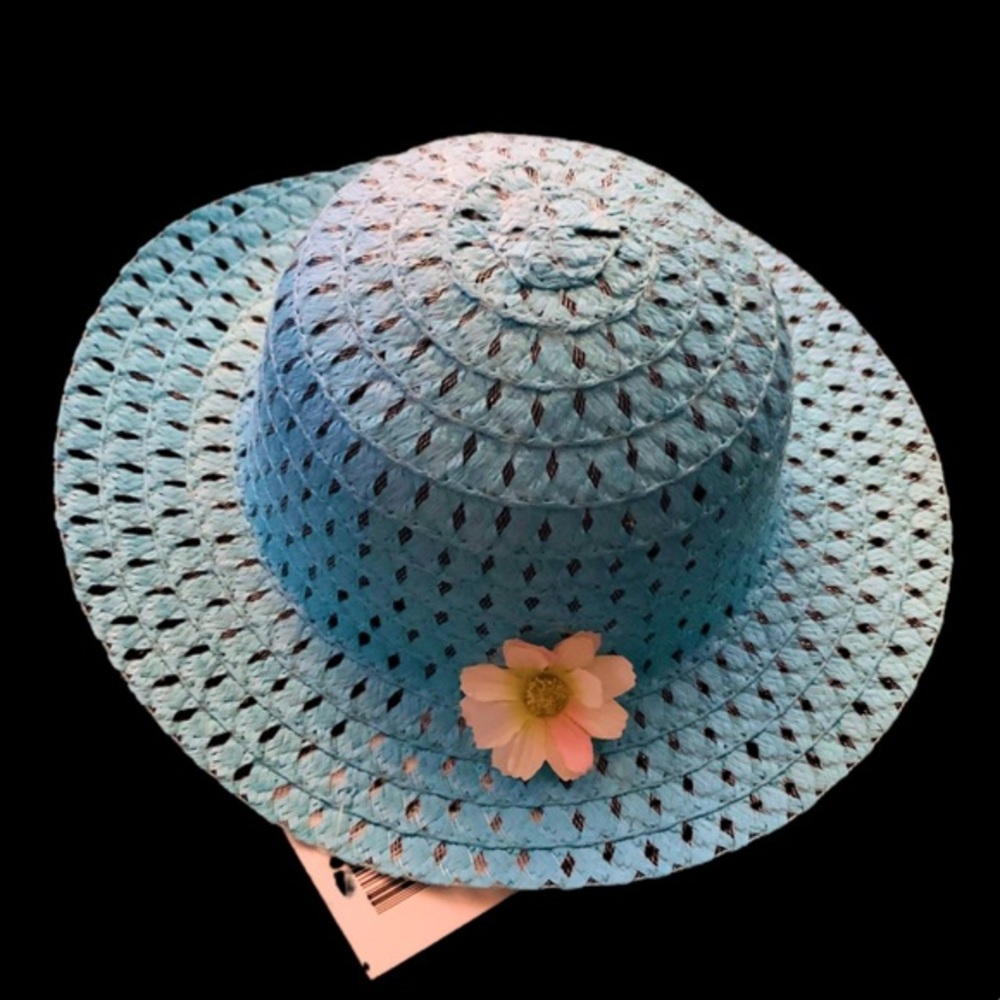 FLOPPY BLUE SUN HAT FOR GIRL’S NWT